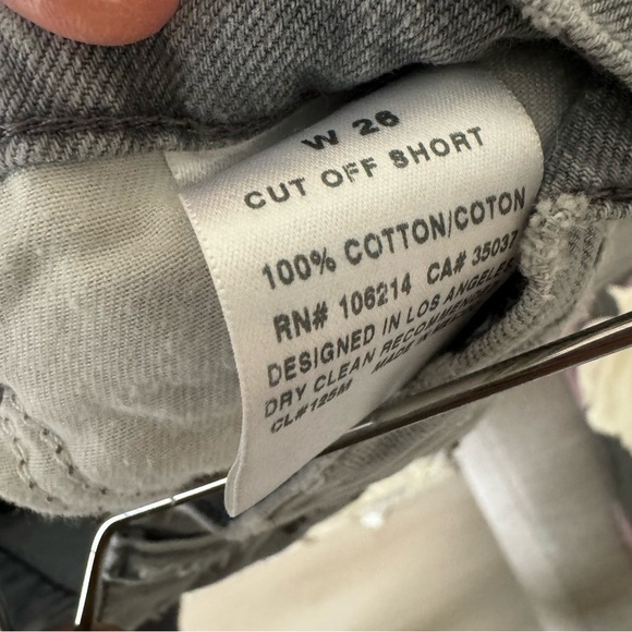 Joe's Jeans | gabrielle gray cut off shorts | size 26 - Picture 4 of 5